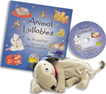 Animal Lullabies Hard Cover, CD, & Dog Pyjama Case
