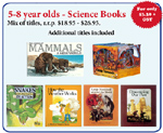 5 - 8 years Science Books