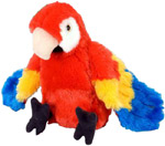 Macaw Parrot Scarlet 8"