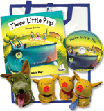 Three Little Pigs (Soft Cover) Storybag